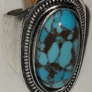 925 Sterling Silver Turquoise Ring